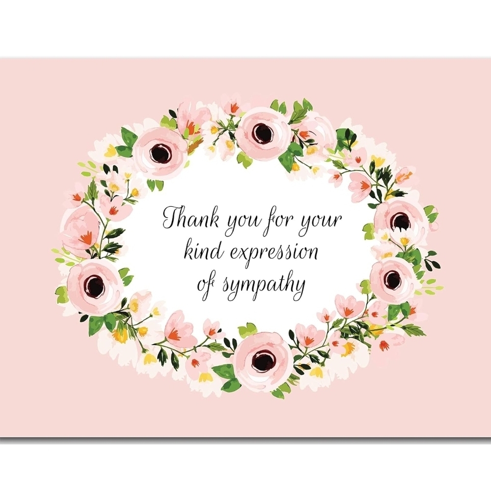 Sweetzer & Orange Sympathy Acknowledgement Cards (25-Pack)